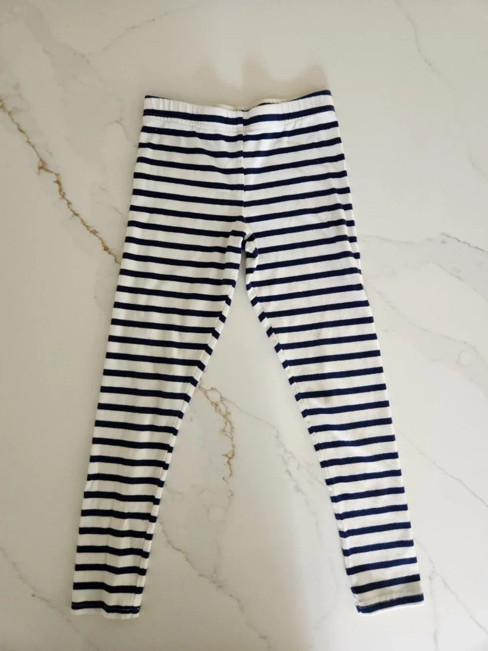 Carter's Blue & White Striped Leggings